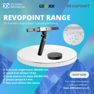 Revopoint Range Handheld 3D Scanner Large Object Scanning Infrared - Premium